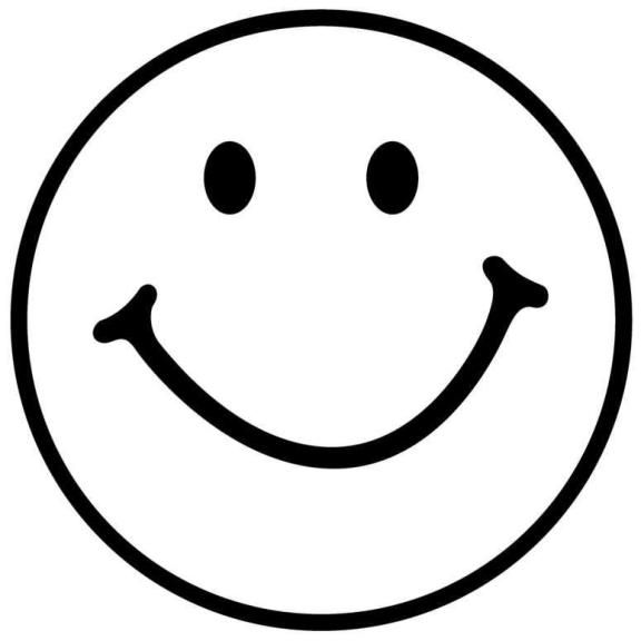 Smiley Face Coloring Page