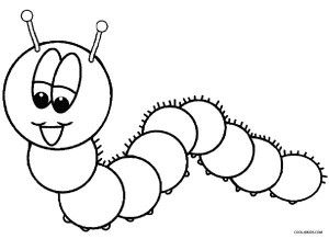 Caterpillar Coloring Pages For Kids