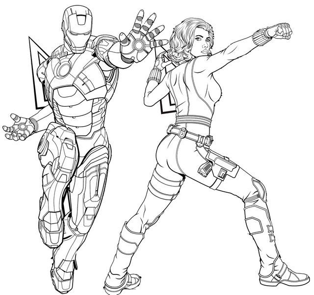 Avengers Endgame Coloring Pages For Kids