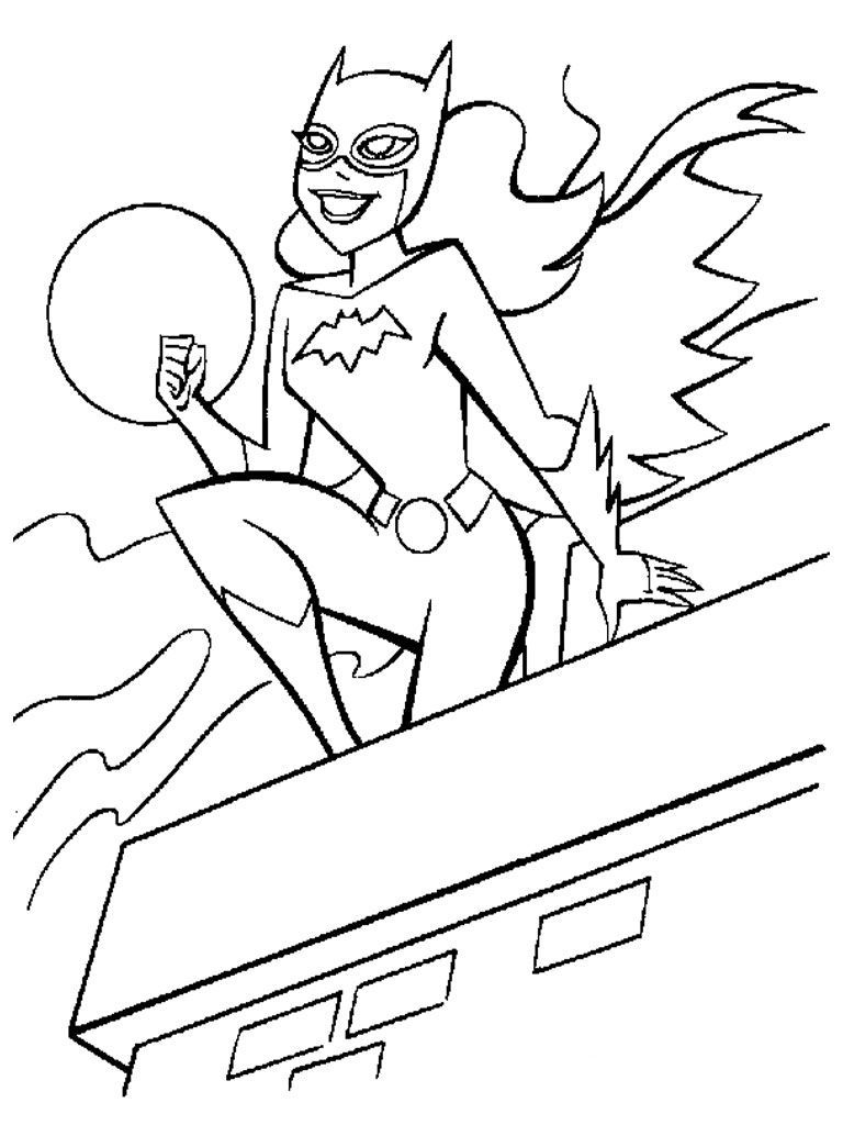 Batgirl Coloring Pages