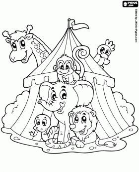 Clown Coloring Pages For Toddlers