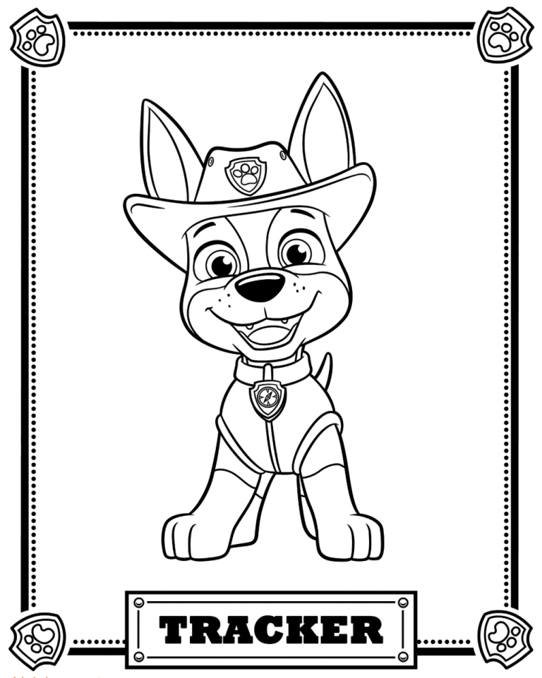 Happy Birthday Paw Patrol Printable Coloring Pages