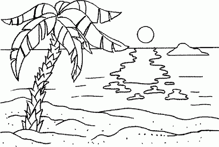 Nature Coloring Pages Easy