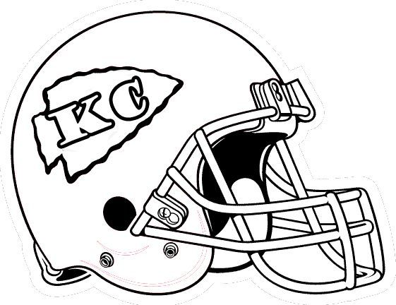 Football Coloring Pages Chiefs