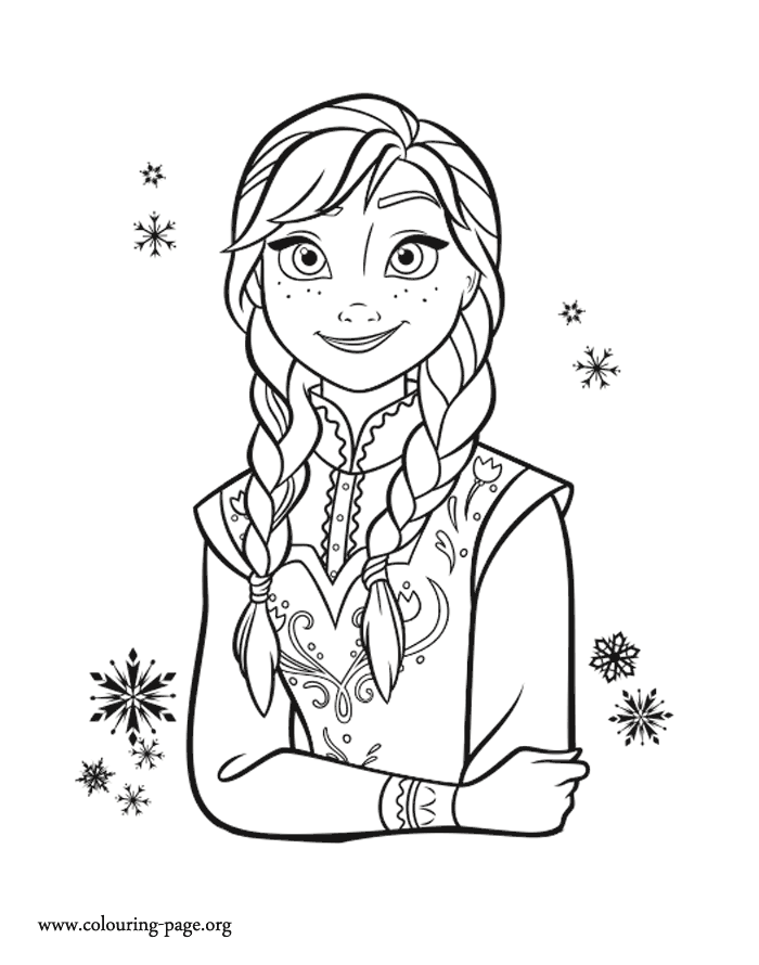 Anna Coloring Pages Printable