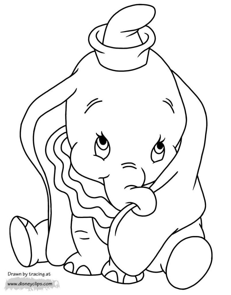 Dumbo Coloring Pages Printable