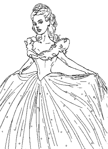 Cinderella Coloring Pages