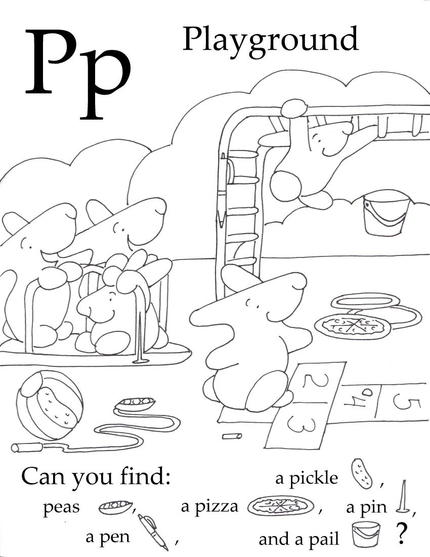 Free Printable Letter P Worksheets For Preschoolers