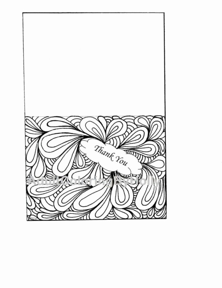 Thank You Coloring Pages Free