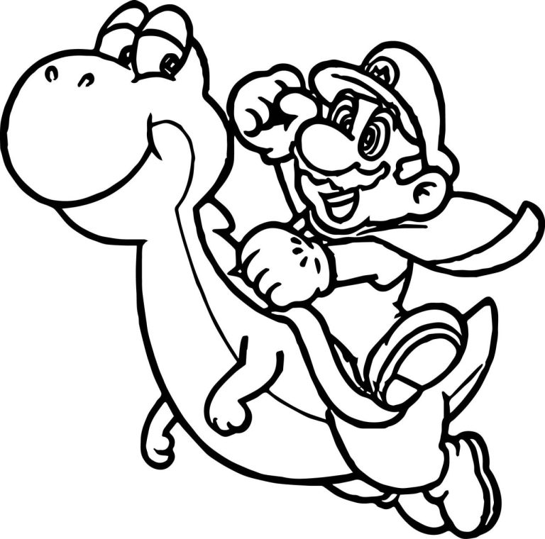 Luigi Coloring Pages Mario