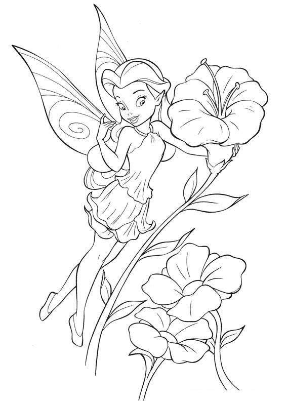 Tinkerbell Coloring Pages To Print