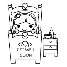 Get Well Soon Coloring Pages For Toddlers