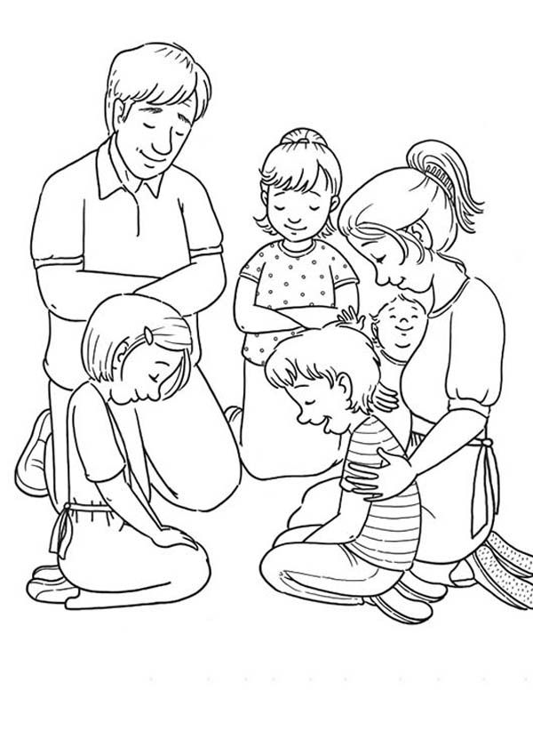Lds Coloring Pages Prayer