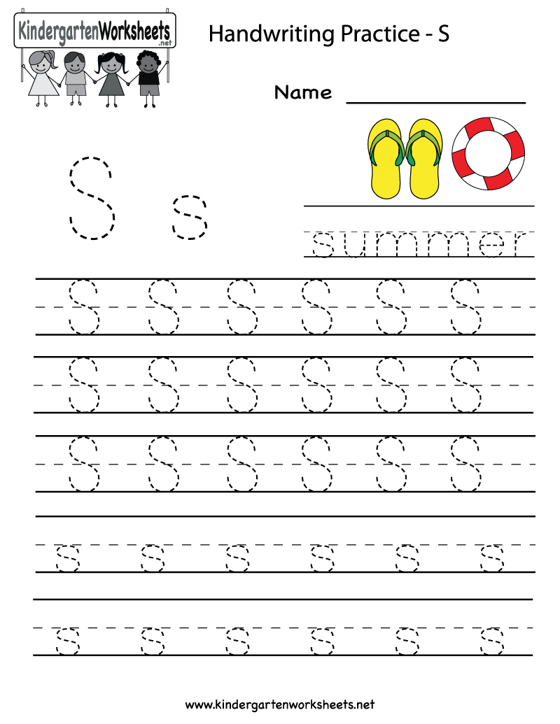 Free Printable Letter S Worksheets For Kindergarten
