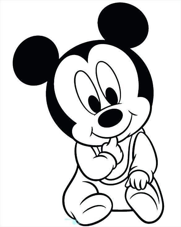 Mickey Mouse Coloring Pages Printable Pdf