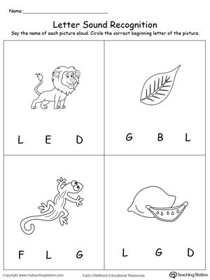 Preschool Letter L Worksheets For Kindergarten