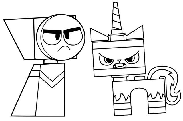Lego Movie Unikitty Coloring Pages