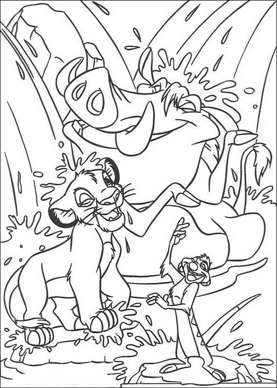 Lion King Coloring Pages For Kids