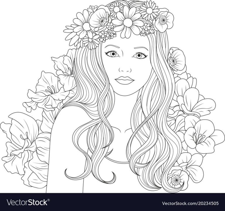 Cute Coloring Sheets For Girls