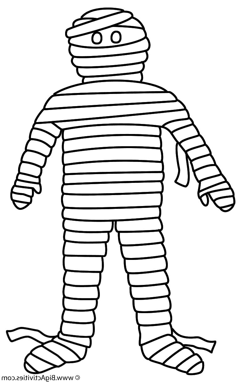 Mummy Coloring Page