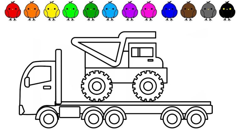 Construction Coloring Pages For Toddlers