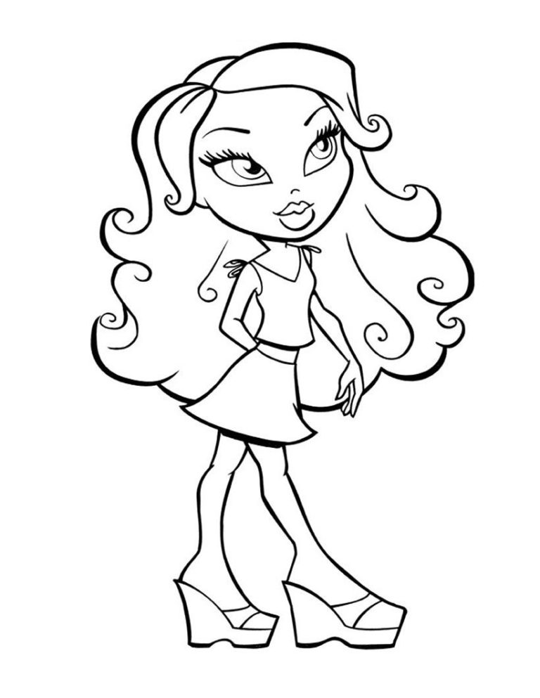 Bratz Coloring Pages For Girls