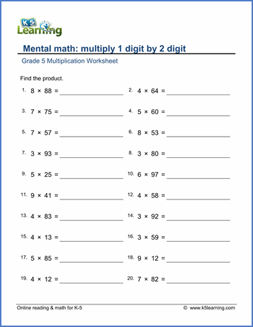 5th Grade Roman Numerals Worksheet For Grade 5