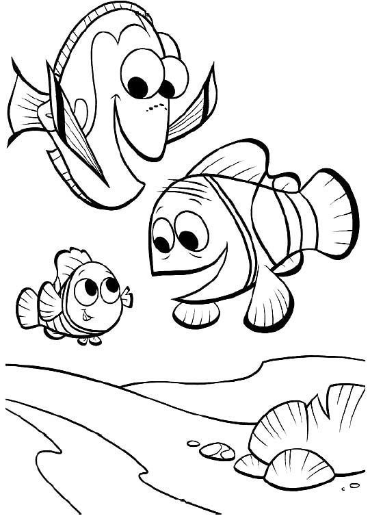 Nemo Coloring Pages Free