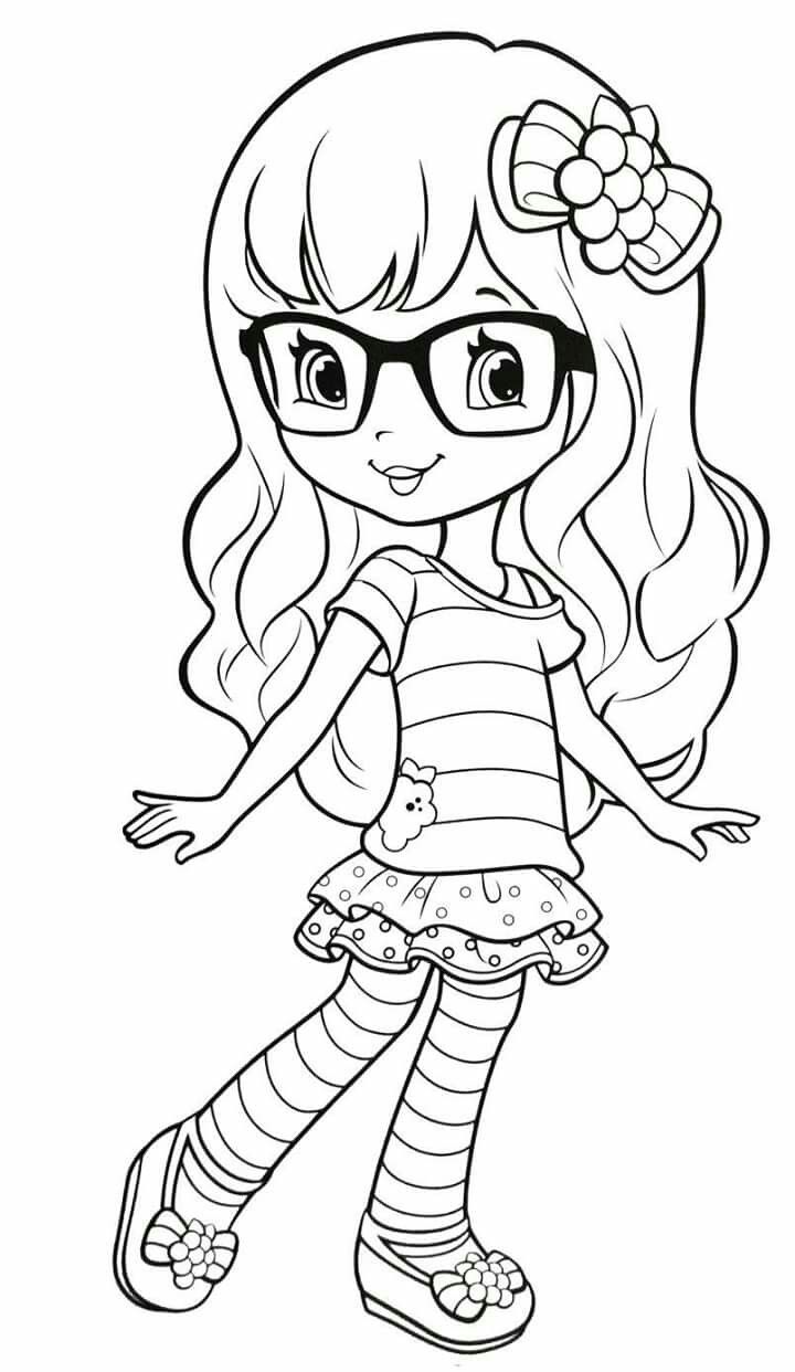 Strawberry Shortcake Coloring Pages To Print