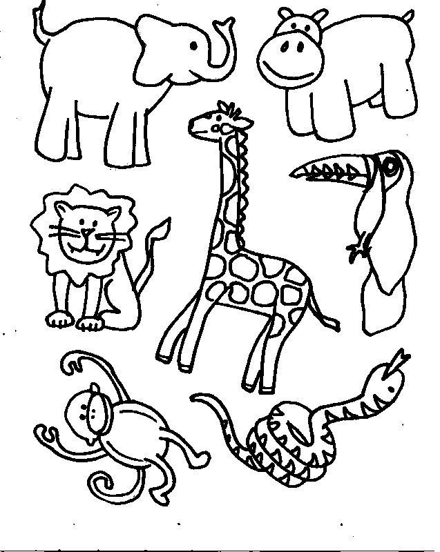 Animal Coloring Sheets To Print
