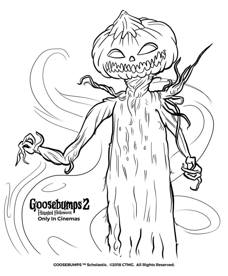 Goosebumps Coloring Pages To Print