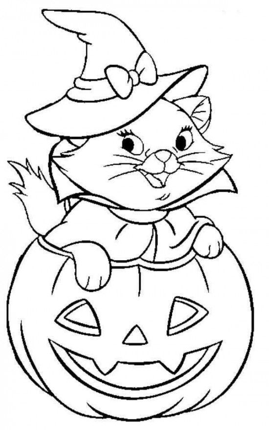 Childrens Coloring Pages Halloween