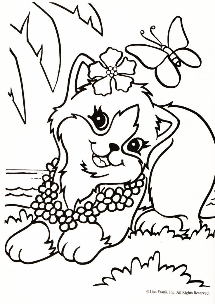 Lisa Frank Coloring Pages Printable