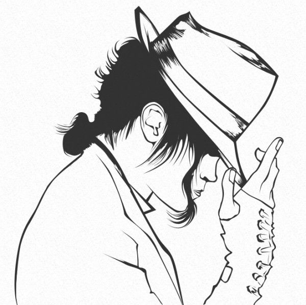 Michael Jackson Coloring Pages Smooth Criminal