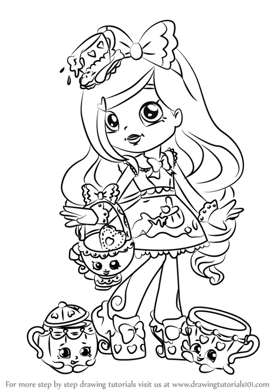 Shopkin Coloring Pages For Girls