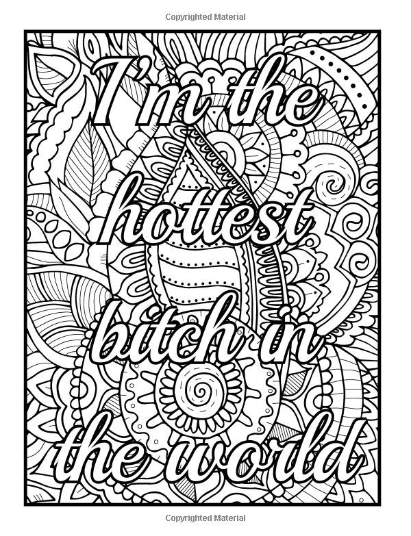 Swear Word Coloring Books Funny Coloring Pages For Adults