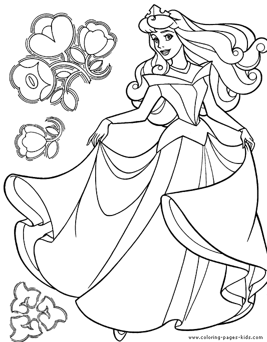 Sleeping Beauty Coloring Pages Disney