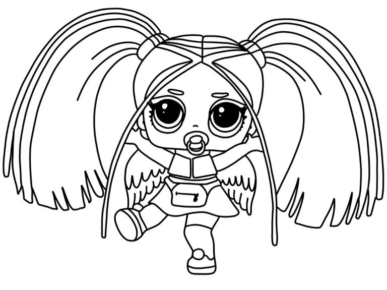 Lol Doll Coloring Book