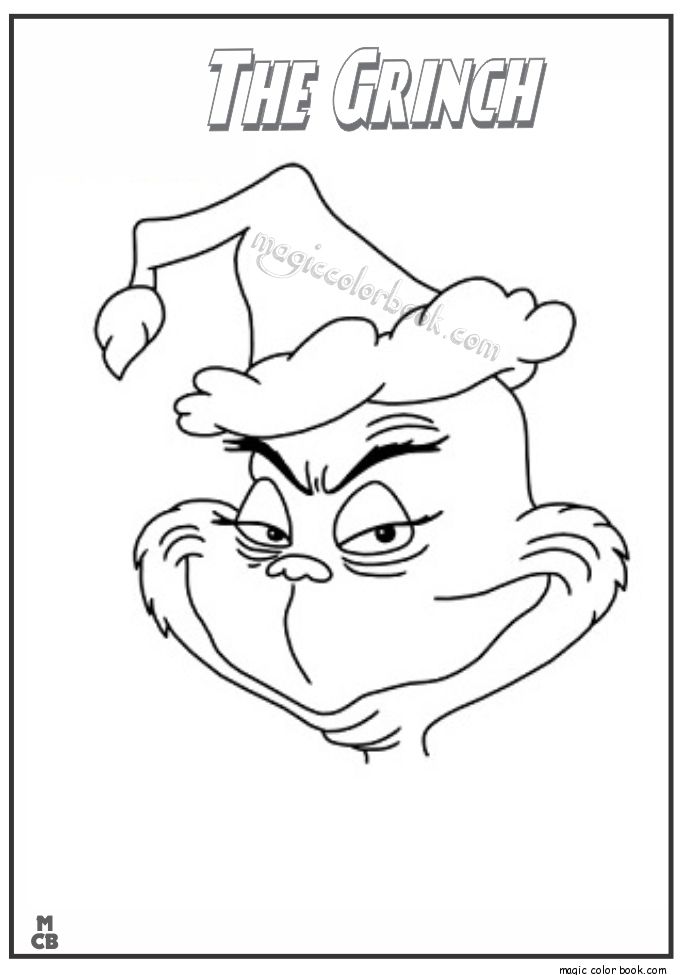 Baby Grinch Coloring Pages