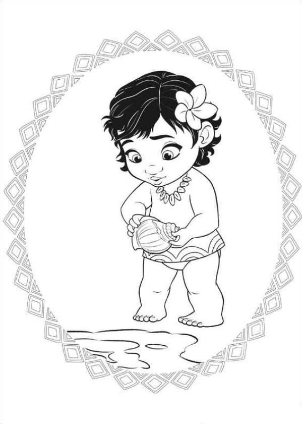 Moana Colouring Pages To Print