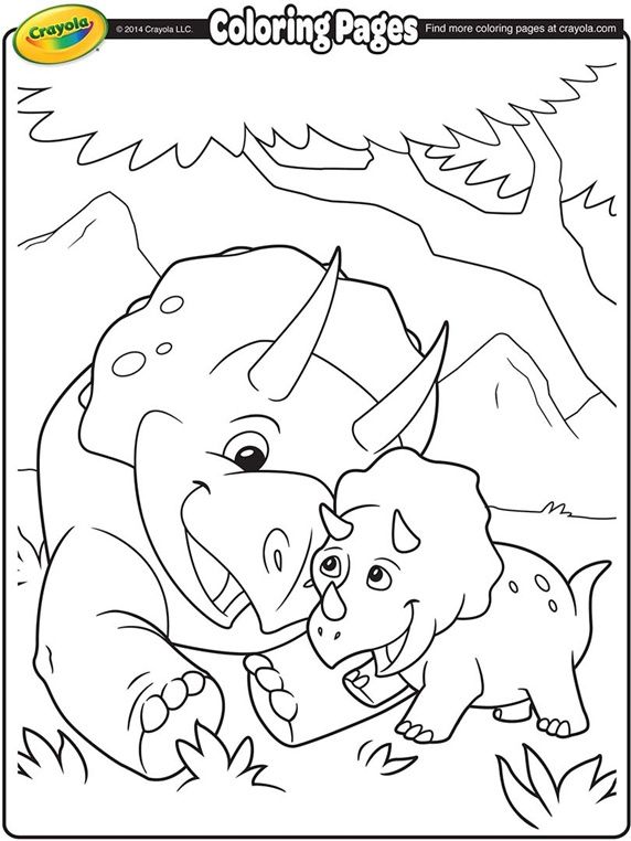 Crayola Free Coloring Pages Dinosaurs