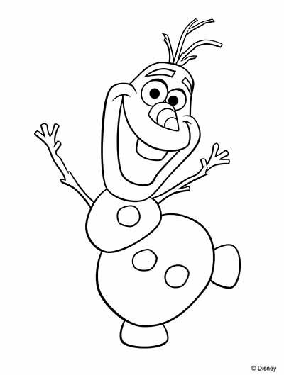 Olaf Coloring Pages Frozen 2