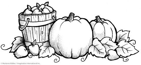 October Coloring Pages Printable