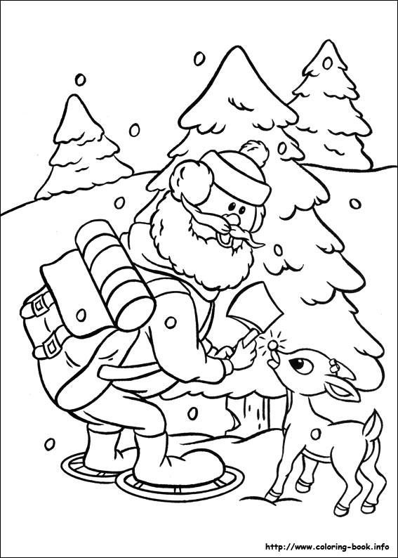 Bumble Rudolph Coloring Pages
