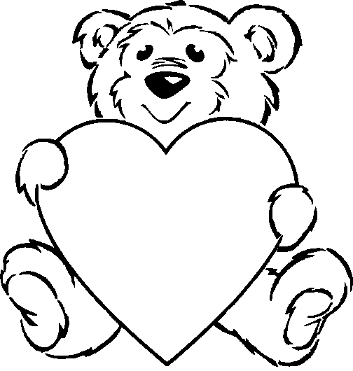Heart Pictures To Color