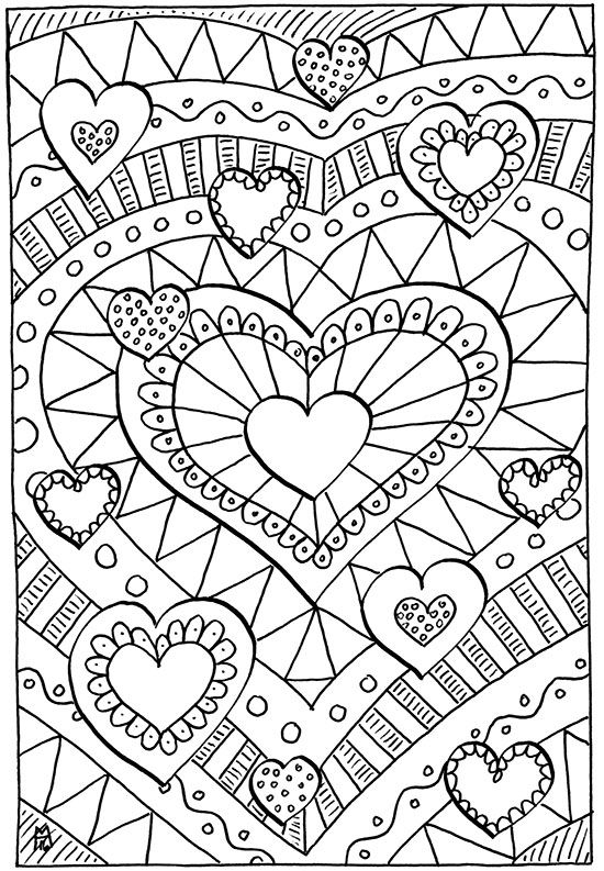 Love Coloring Pages For Kids
