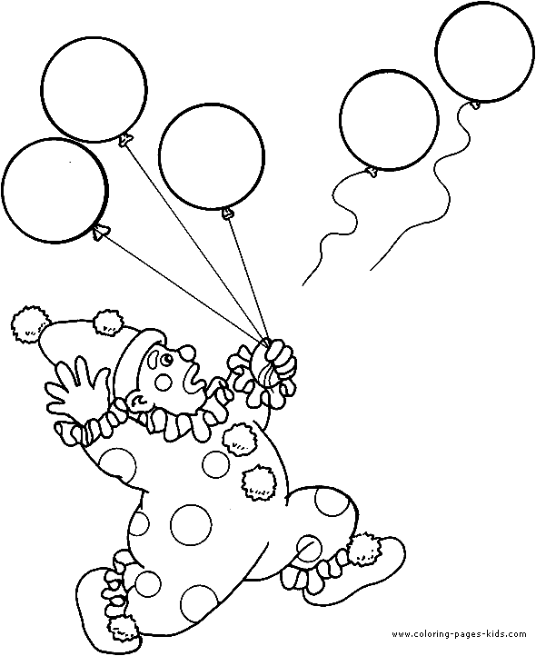 Clown Coloring Pages To Print