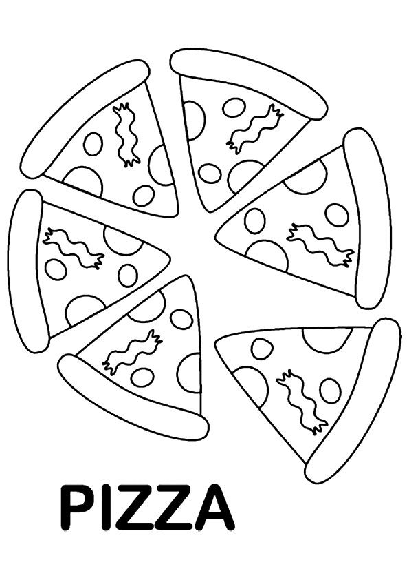 Pizza Coloring