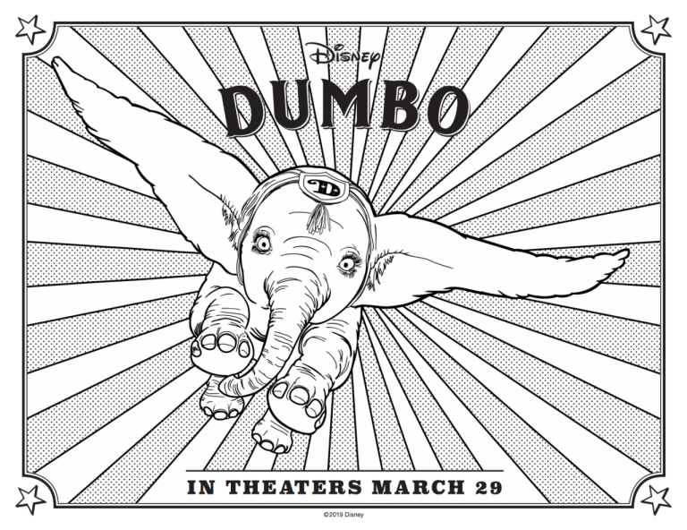 Dumbo 2019 Coloring Pages