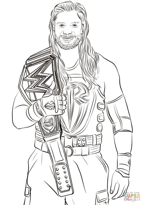 Wwe Coloring Pages 2020